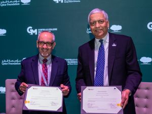 اتفاقية تعاون بين مؤسسة قطر وكلية كوستيلو لإدارة الأعمال بجامعة جورج ماسون من أجل إطلاق برنامج للتبادل الثقافي