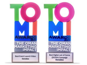Ooredoo Celebrates Double Win at the TOMI Awards 2025