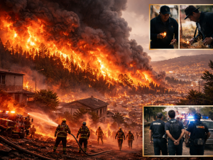 تشيلي.. إجلاء السُكان من المنازل