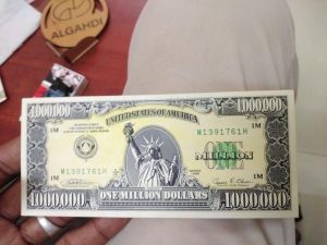 million dollar banknote