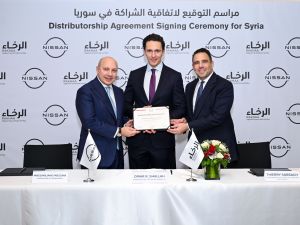 Nissan announces return to Syria with long-standing partner Al Rakhaa Trading Limited