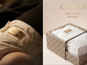 Gucci $490 baby diapers