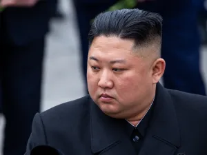 26 أبريل 2019 – فلاديفوستوك، كراي بريمورسكي – زعيم كوريا الشمالية كيم جونغ أون