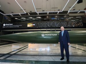Erdogan unveils long-range Typhoon missile 