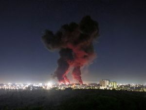 صورة أرشيفية لقصف على إيران