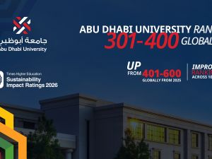 Abu Dhabi University Named Among Top 400 Academic Institutions in Times Higher Education Sustainability Impact Ratings 2026