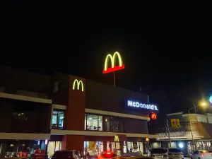 McDonald's at a rest stop on the motorway
