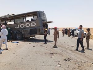 حادث طريق دير الزور دمشق