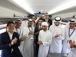ADX Celebrates Trading of New Derivatives Contract Aboard National Etihad Rail