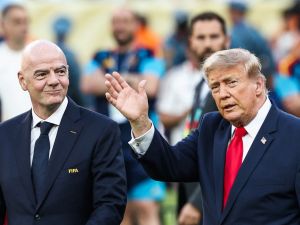 Trump with Infantino