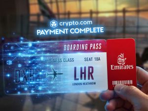 طيران الإمارات و Crypto.com تتيحان للعملاء خياراً جديداً للدفع عند حجز الرحلات
