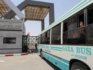 Palestinians wait to travel to Egypt through the Rafah border crossing, in the southern Gaza Strip, on May 18, 2018. Egyptian President Abdel Fattah al-Sisi has made a rare decision to open the Rafah crossing with Gaza for a month, allowing Palestinians to cross during the holy period of Ramadan. The decision to keep the crossing open was taken "to alleviate the suffering" of residents in the Palestinian enclave, Sisi said on Facebook late on May 17. (SAID KHATIB / AFP)