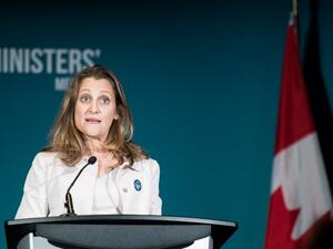 Canadian Foreign Minister Chrystia Freeland  (AFP)