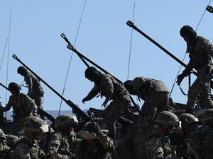 Russian military drills (AFP)