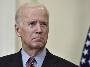 This file photo taken on February 23, 2016 shows US Vice President Joe Biden in the Roosevelt Room of the White House in Washington, DC. (AFP/File)