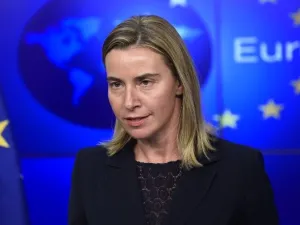 The EU's high representative for foreign affairs Federica Mogherini will meet both President Benjamin Netanyahu and Palestinian leader Mahmoud Abbas on her two-day visit. (AFP/File)
