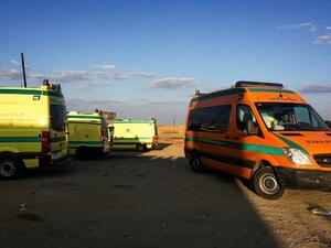 Ambulances in Egypt (AFP/File Photo)	