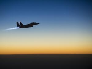 Earlier today it was announced that the Kurdish forces have reclaimed much of the contested city of Kobani. (AFP/US Air Force/Senior Airman Matthew Bruch)