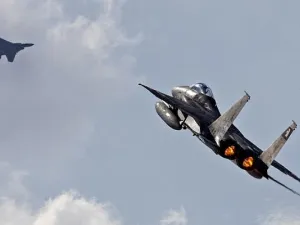 According to the statement, Syrian air defense intercepted the missiles and destroyed most of them (AFP/File)