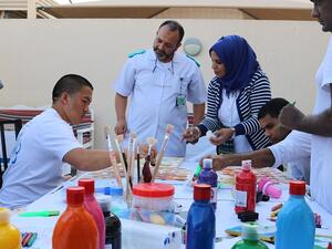 1.	Members of HMC and IAD participate in an art workshop event to mark the International Day of Persons with Disabilities.