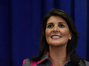 United States Ambassador to the United Nations Nikki Haley (AFP)