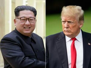 U.S. President Donald Trump and North Korean leader Kim Jong Un will hold a second round of talks on denuclearization in February. (AFP/ File)