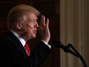 الرئيس الأمريكي دونالد ترامب
