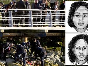 لحظة العثور على جثتي الشقيقتين السعوديتين في احد انهار نيويورك 