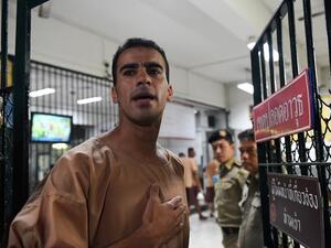 أفرجت السلطات التايلاندية في وقت سابق من اليوم عن اللاعب البالغ من العمر 25 عاما