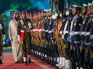 لم يفت ولي العهد السعودي استغلال مناسبة التوتر الامني بين الهند وباكستان 