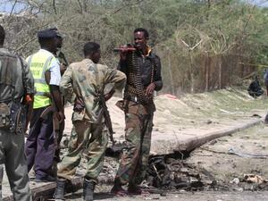 انفجار وإطلاق نار في مقديشو
