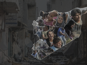 A collage map of Syria, Al Bawaba