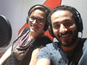 أحمد حلمي و ريهام عبد الغفور يعدان مسلسلا اذاعيا لرمضان