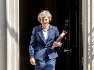 British Prime Minister Theresa May (AFP/File Photo)	
