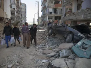 Villages and cities near the quake are suffering from widespread power outages and destruction of property (AFP)
