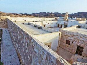 The castle was built in 1617 to help protect pilgrims during their journeys to and from Makkah. (Supplied photo)
