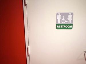 Public Restroom Door (AFP/File Photo)	