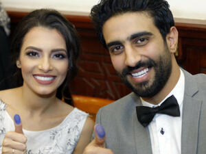 عقد قران كارمن سليمان على الملحن مصطفى جاد