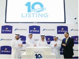 سلطان بن سليّم وعيسى كاظم وحامد علي ويوفراج نارايان خلال الاحتفال 