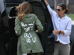 Melania Trump's first visit to the border was overshadowed by her jacket (AFP/File Photo)	