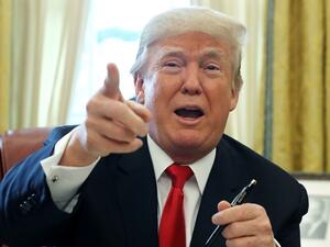  الرئيس الأمريكي دونالد ترامب