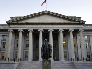The US Treasury on Pennsylvania Avenue in Washington DC (AFP/File Photo)