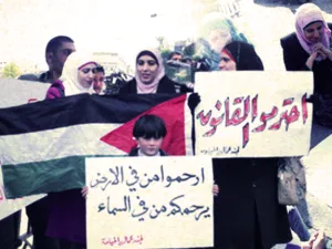 Protesters in Jordan (Compass News)