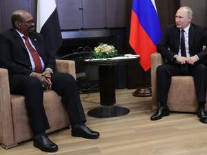 Sudanese President Omar al-Bashir met with Vladimir Putin in Russia (AFP /Mikhail KLIMENTYEV)