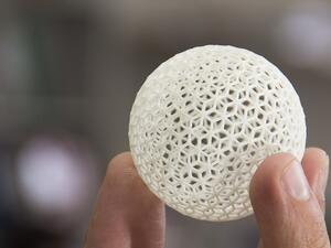 3D printed ball. (File photo) 3D printed ball. (File photo)