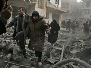 At least 167 civilians were killed on Monday and Tuesday by intensified Syrian regime attacks in Eastern Ghouta as well (AFP/File Photo)