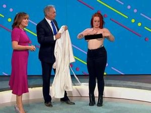 Lorraine viewers were left divided on Thursday morning when a segment showed a model with her bare chest out to discuss how to check for breast cancer (dailymail)