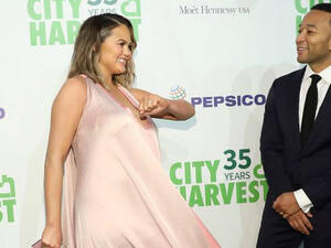 Helping: Chrissy was one of the honorees at City Harvest's 35th Anniversary Gala which aims to feed poverty-stricken people living in New York (Source: Amy Sussman - REX - Shutterstock)