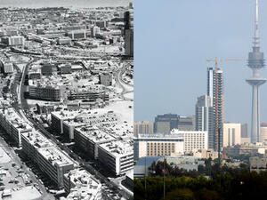 الكويت.. عاصفة رملية توقف الملاحة البحرية في ميناء "الشويخ"
