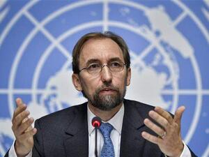 UN rights chief Zeid Ra'ad Al Hussein (AFP/File Photo)	